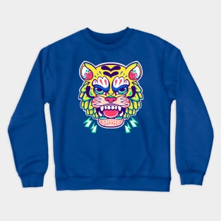 Tiger Tattoo Face Crewneck Sweatshirt